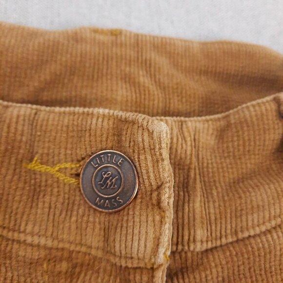 Little Mass Girls Outfit 6 Brown Corduroy Flare Pants & Top Y2K Boho - Picture 9 of 16